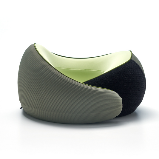 Memory Foam U-Shaped Neck Pillow with Storage Box – Slow Rebound Travel Pillow