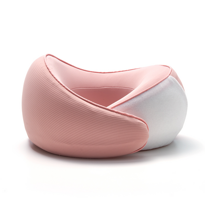 Memory Foam U-Shaped Neck Pillow with Storage Box – Slow Rebound Travel Pillow